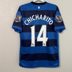 Vintage Manchester United 2011/2012 Chicharito away EPL jersey